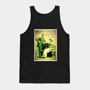 Oscar Wilde and Bosie Douglas portrait and quote: “It is absurd to divide people into good and bad...” Tank Top